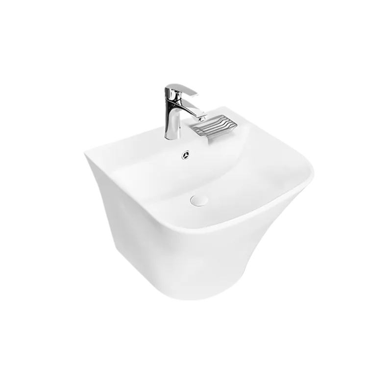 Bathroom Wall Mounted Sink Basin (Model T124004) — Bathroom Sinks — OTOL Sanitary Ware
