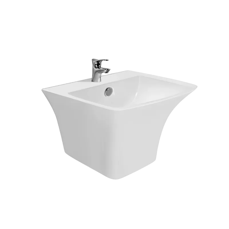 Bathroom Ceramic Wall Mounted Basins (Model T124005) — Bathroom Sinks — OTOL Sanitary Ware
