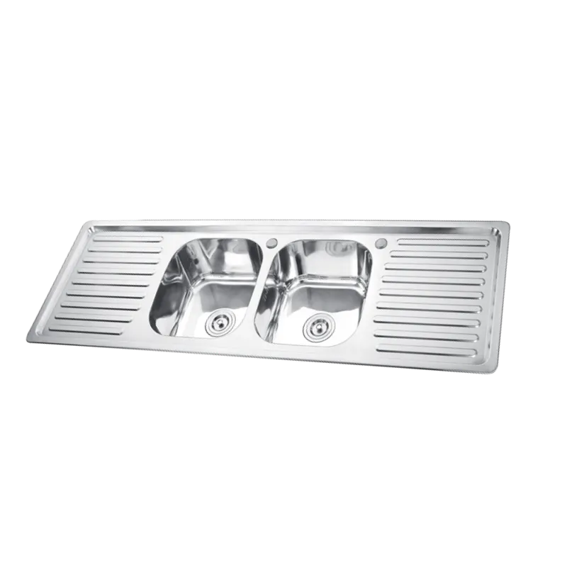 Double Bowl Kitchen Sink (Model T811008) — Kitchen Sinks — OTOL Sanitary Ware