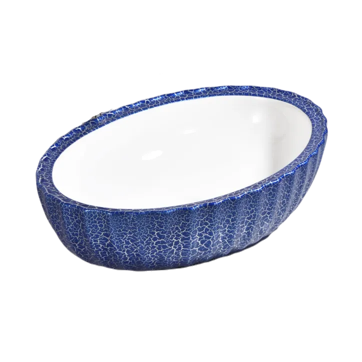Oval Easy Clean Hand Wash Basin (Model T128015) — Bathroom Sinks — OTOL Sanitary Ware