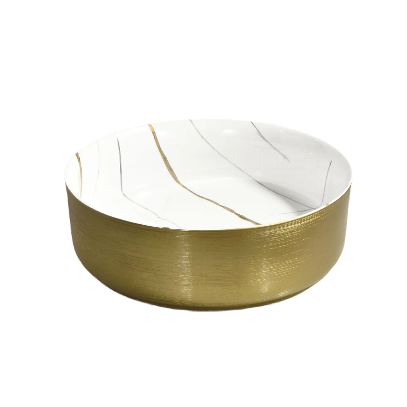 Round Easy Clean Porcelain Basin (Model T128020) — Bathroom Sinks — OTOL Sanitary Ware