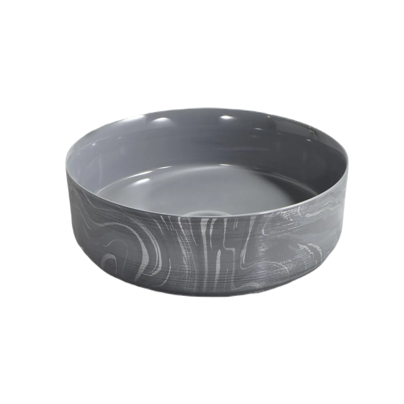 Round Easy Clean Ceramic Basin (Model T128023) — Bathroom Sinks — OTOL Sanitary Ware