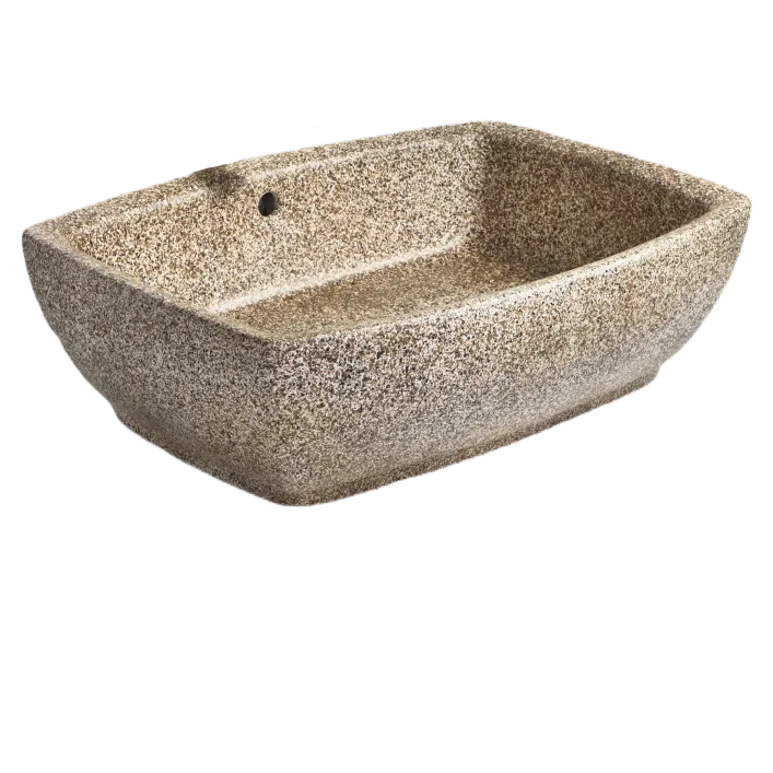 Square Porcelain Sink Bowl (Model T128036) — Bathroom Sinks — OTOL Sanitary Ware