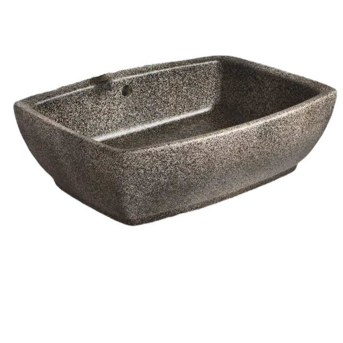 Square Ceramic Countertop Sink (Model T128037) — Bathroom Sinks — OTOL Sanitary Ware