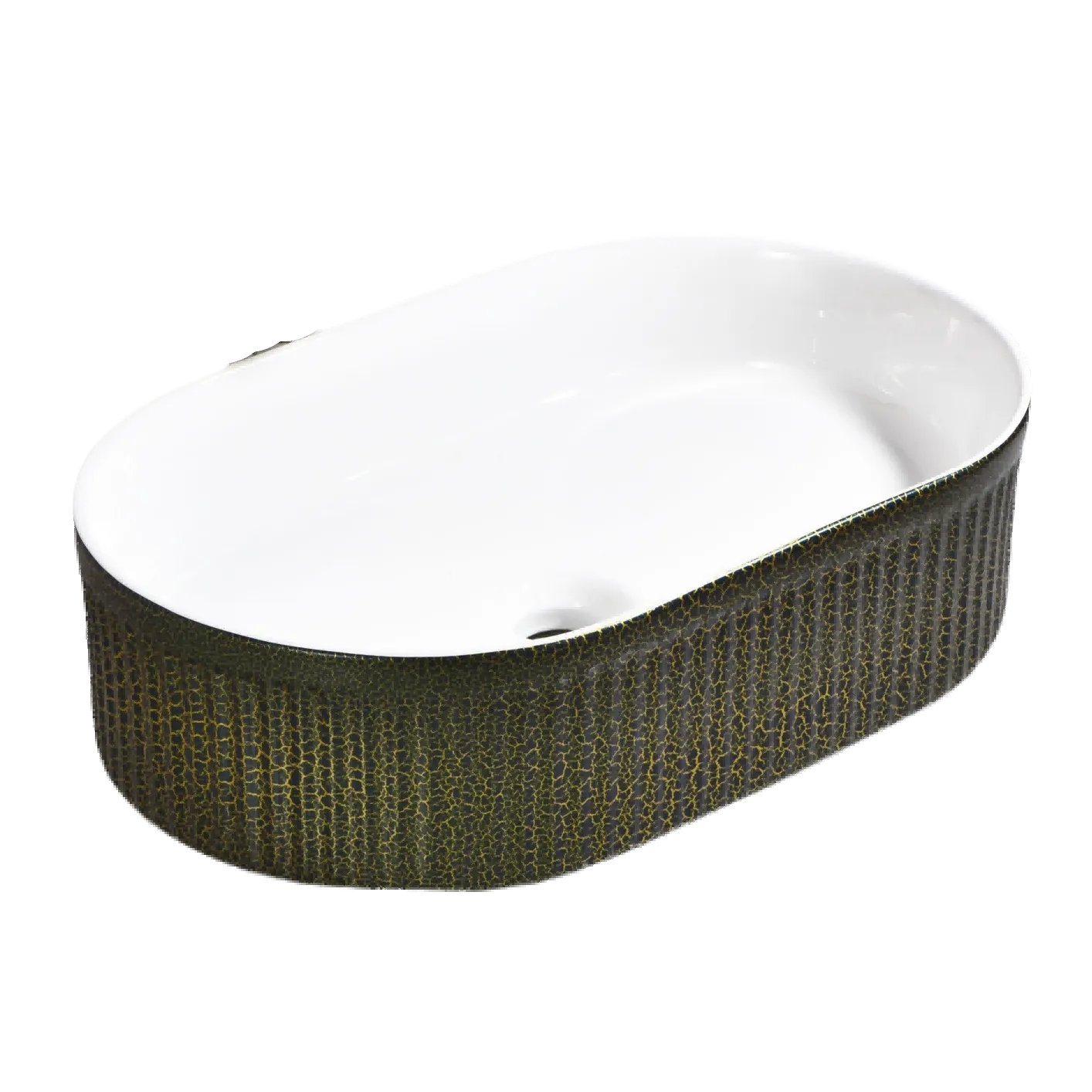 Oval Easy Clean Countertop Sink (Model T128046) — Bathroom Sinks — OTOL Sanitary Ware