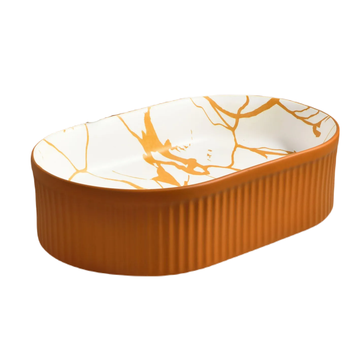 Oval Easy Clean Bathroom Sink (Model T128047) — Bathroom Sinks — OTOL Sanitary Ware