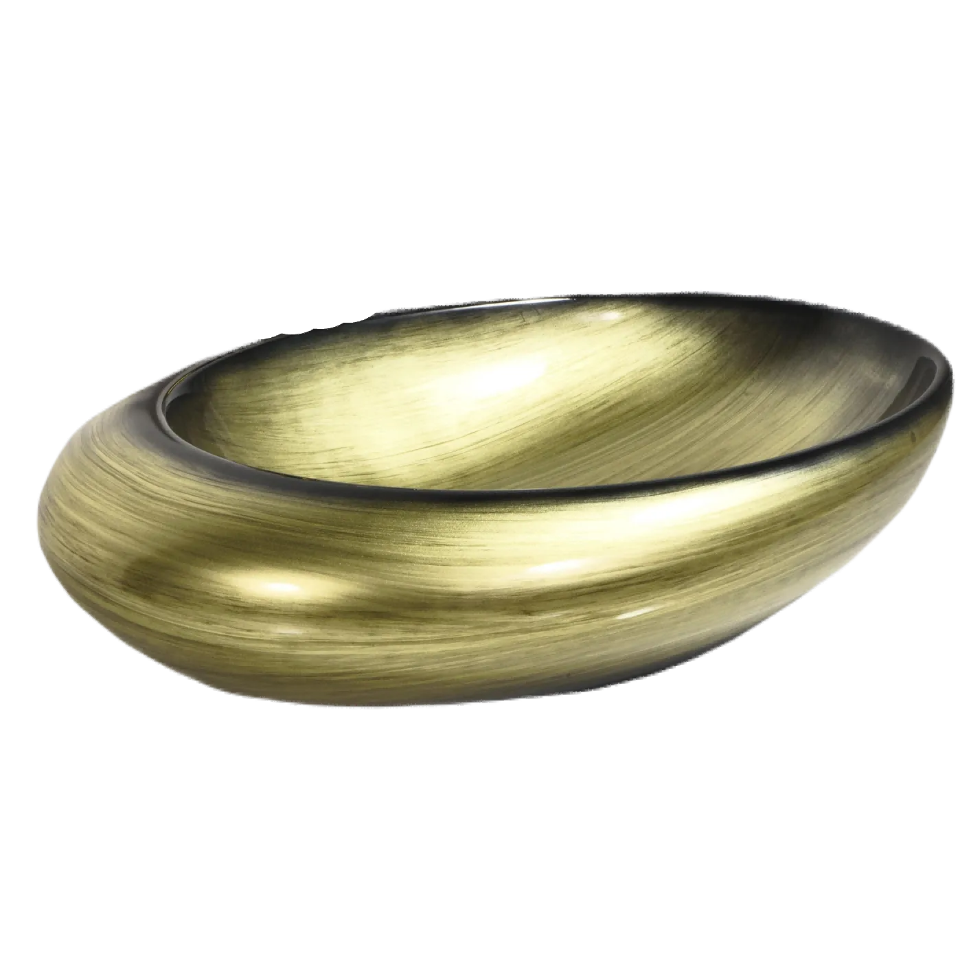 Oval Porcelain Above Counter Sink (Model T128053) — Bathroom Sinks — OTOL Sanitary Ware