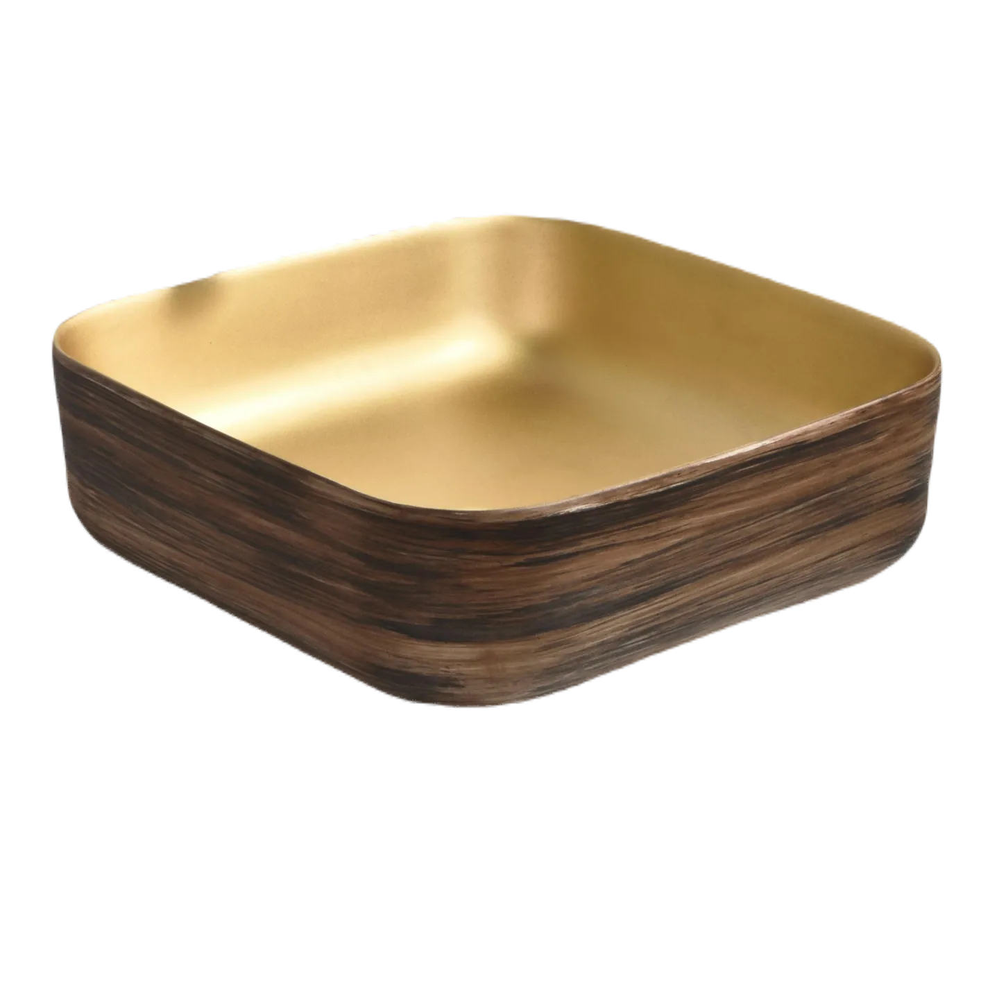 Square Above Counter Porcelain Basin (Model T128055) — Bathroom Sinks — OTOL Sanitary Ware