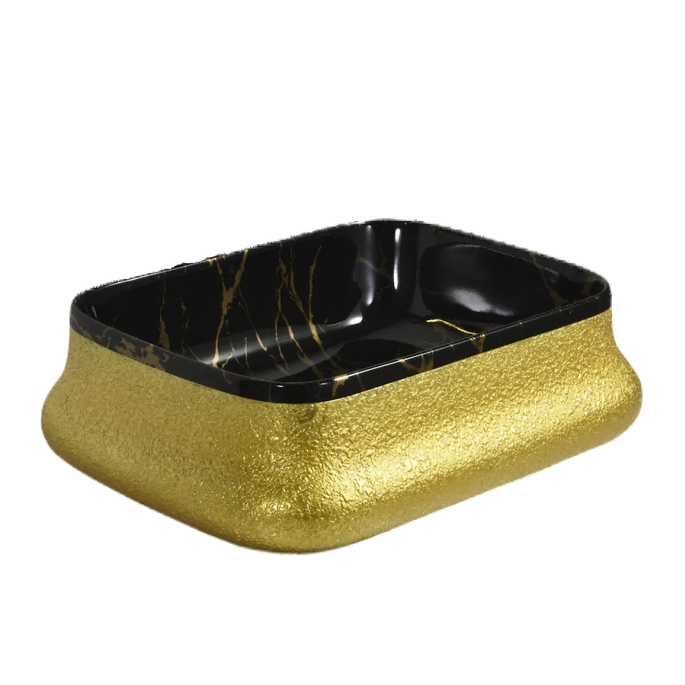 Square Easy Clean Porcelain Basin (Model T128072) — Bathroom Sinks — OTOL Sanitary Ware