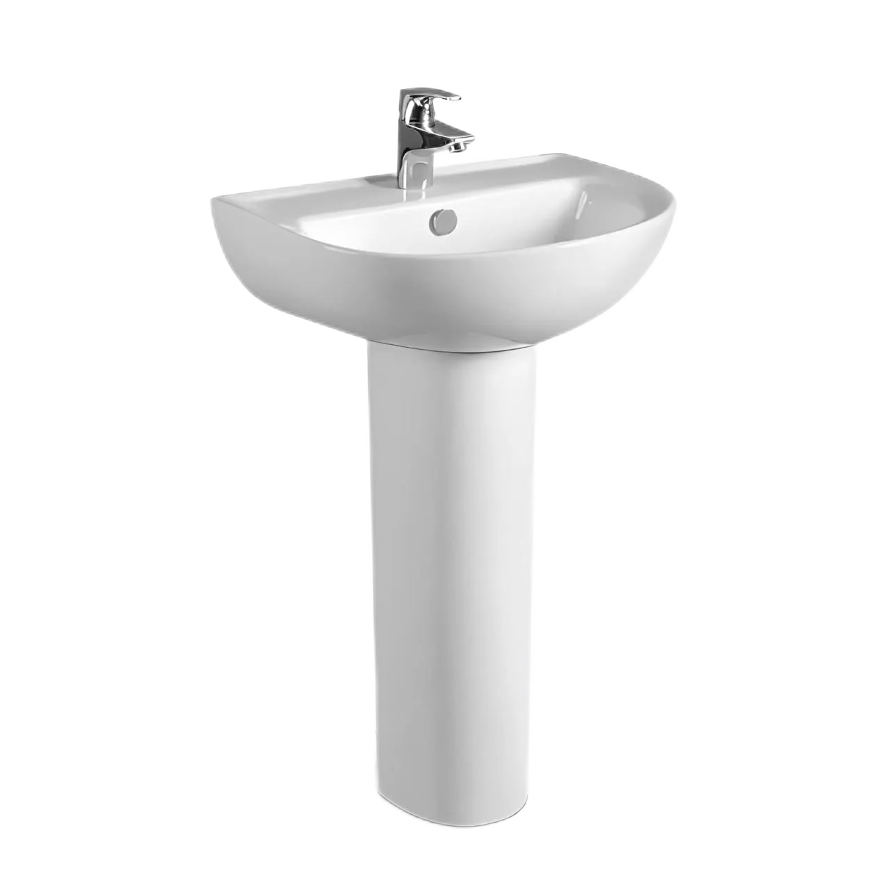 Two Piece Pedestal Basin Sink (Model T125021) — Bathroom Sinks — OTOL Sanitary Ware