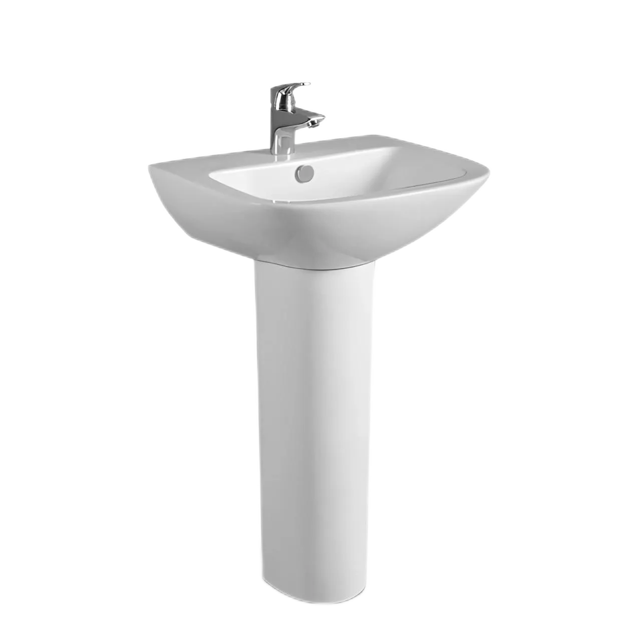 Bathroom Pedestal Basin Sink (Model T125020) — Bathroom Sinks — OTOL Sanitary Ware