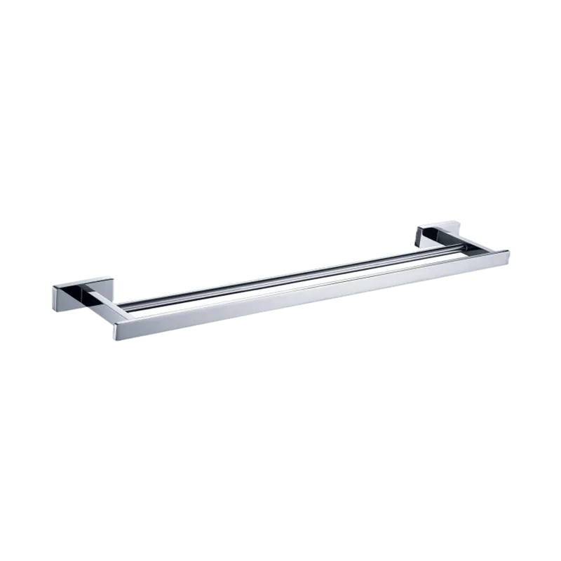 N2 Solid Brass Double Tower Bar (Model N2) — Bathroom Fixtures — OTOL Sanitary Ware