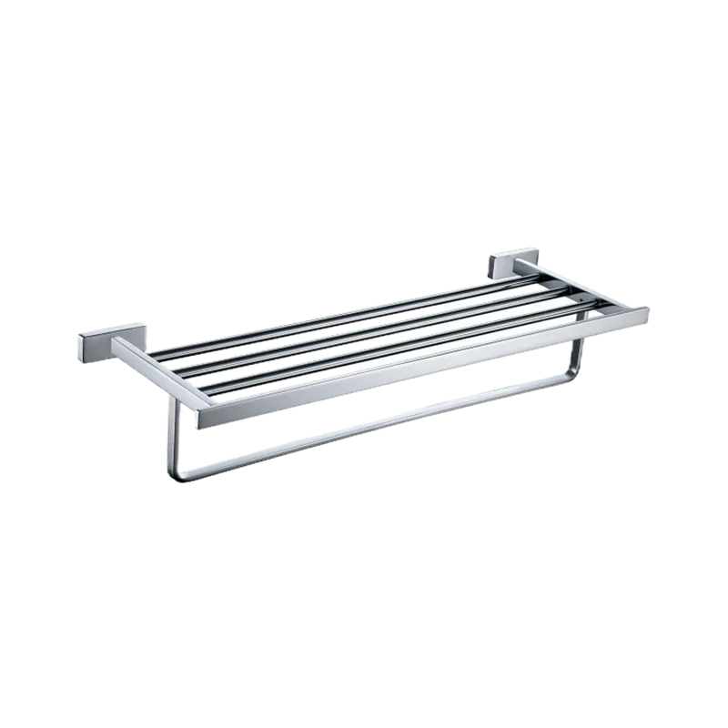 N3 Solid Brass Towel Shelf (Model N3) — Bathroom Accessories — OTOL Sanitary Ware