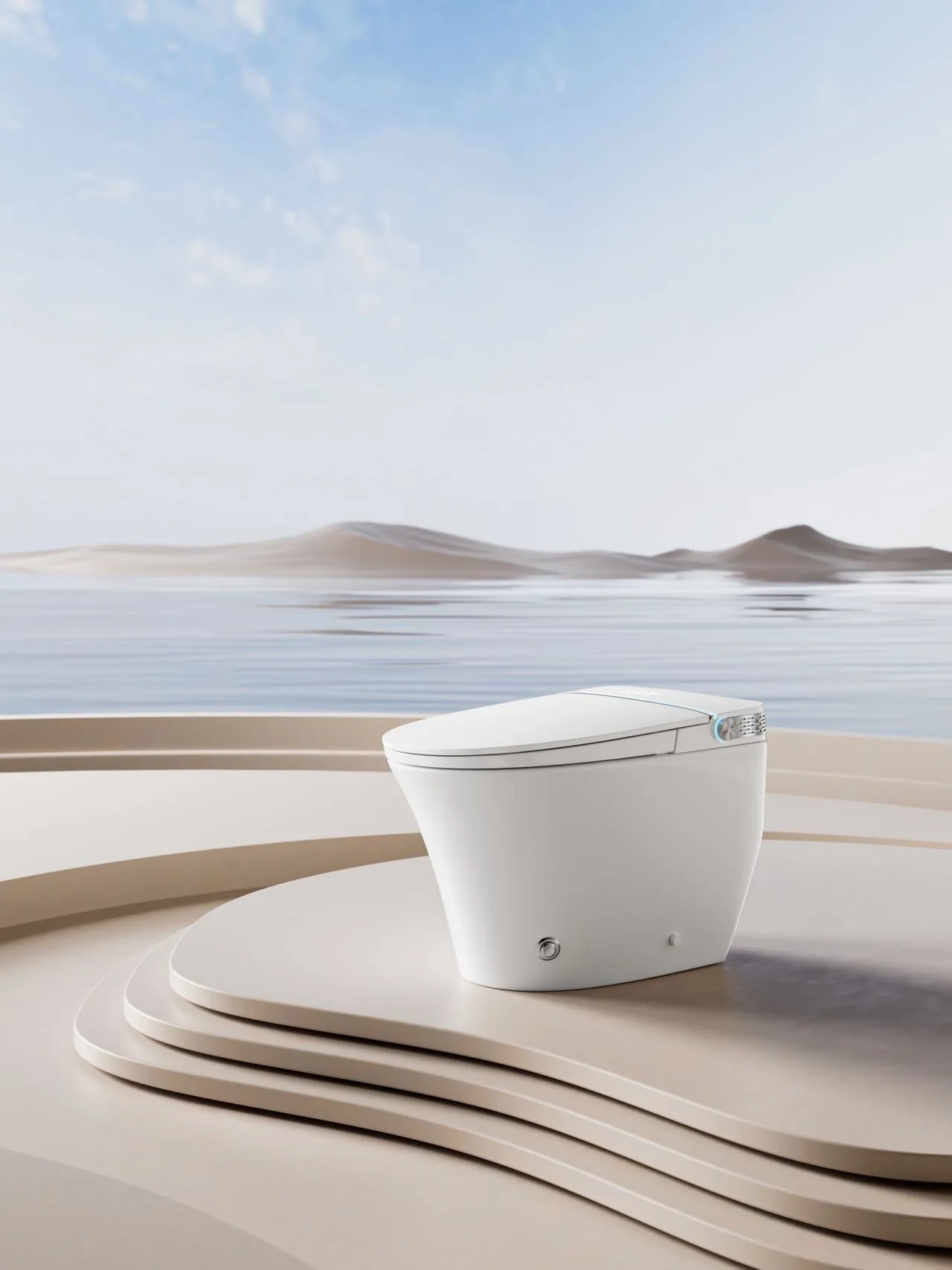CUPC Certified Smart Toilet with LED Nightlight & Auto Bidet (Model V6) — Intelligent Toilet — OTOL Sanitary Ware — view 5