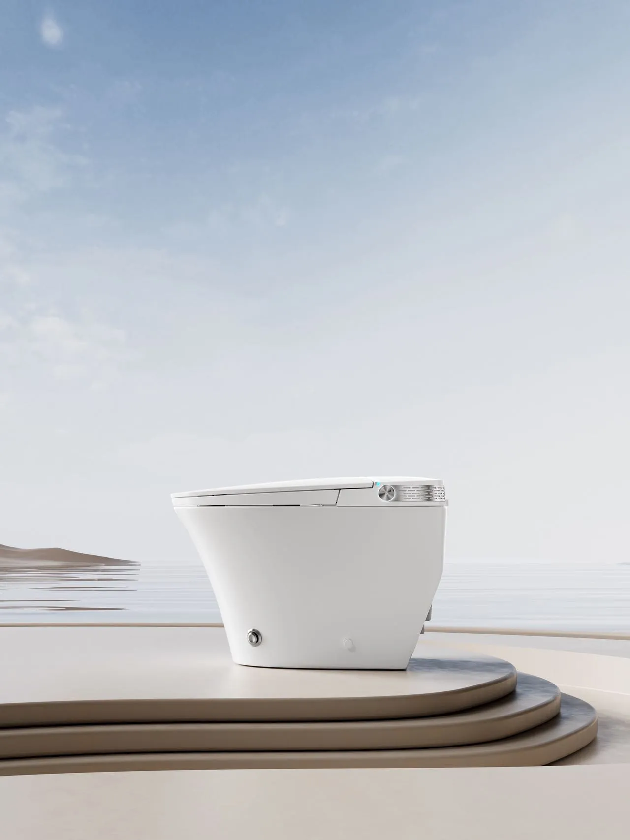 CUPC Certified Smart Toilet with LED Nightlight & Auto Bidet (Model V6) — Intelligent Toilet — OTOL Sanitary Ware — view 9