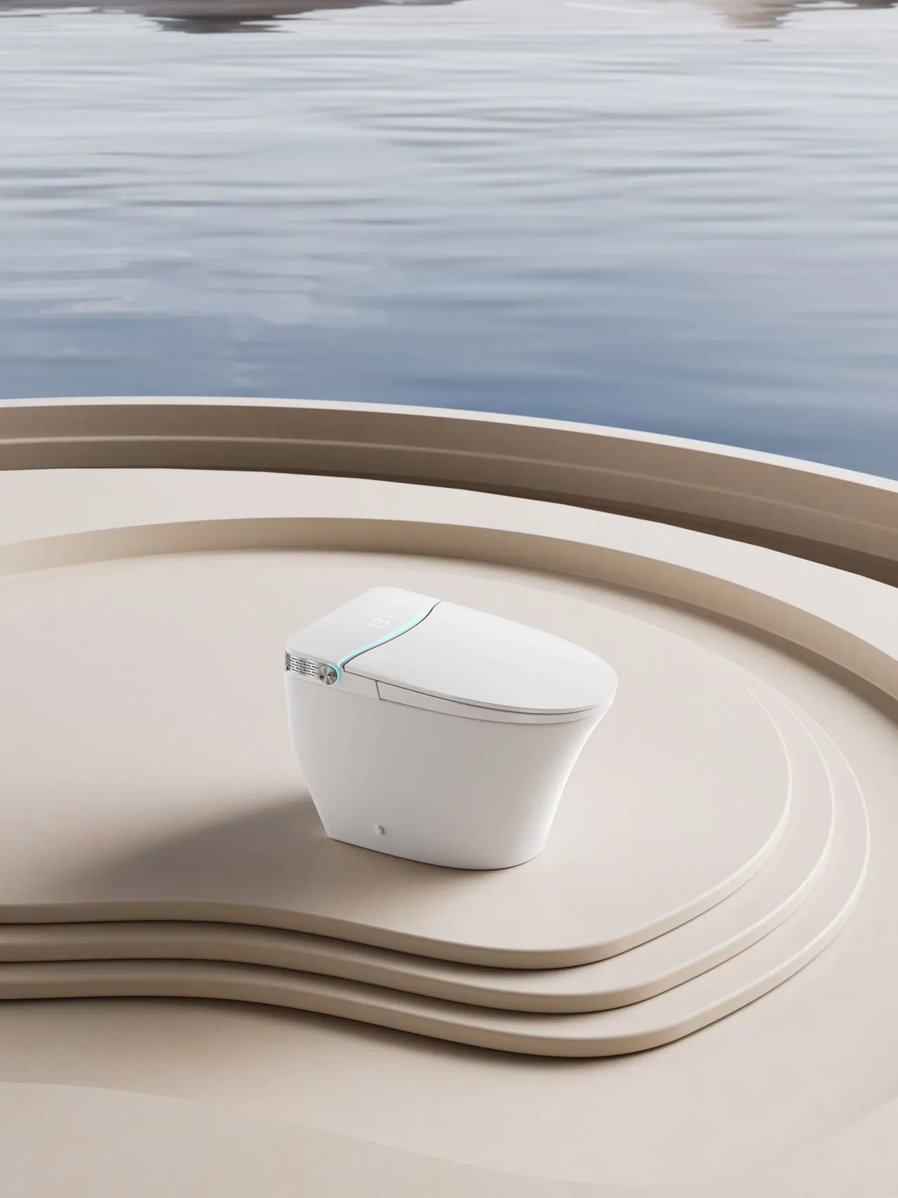 CUPC Certified Smart Toilet with LED Nightlight & Auto Bidet (Model V6) — Intelligent Toilet — OTOL Sanitary Ware — view 13