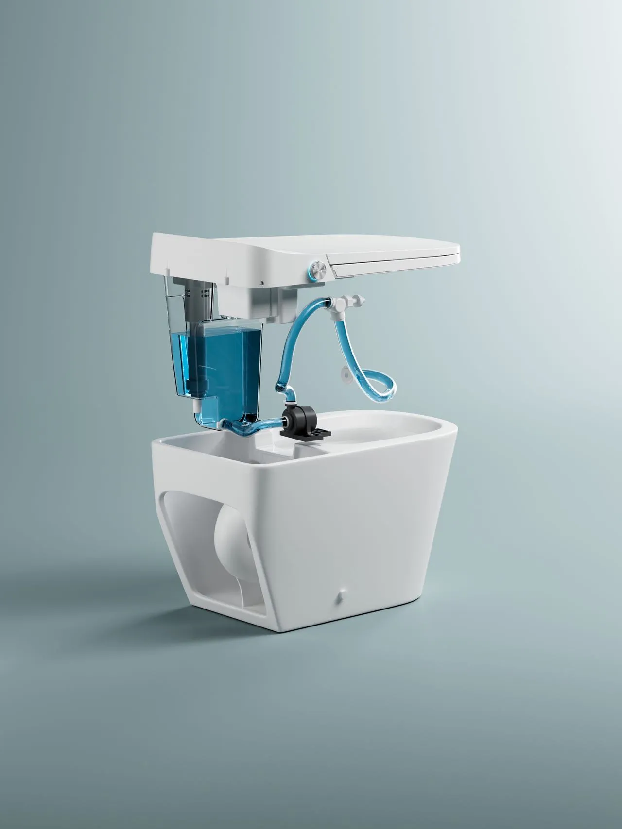 Modern One-Piece Smart Toilet (Model I6) — Bathroom Faucets — OTOL Sanitary Ware — view 8