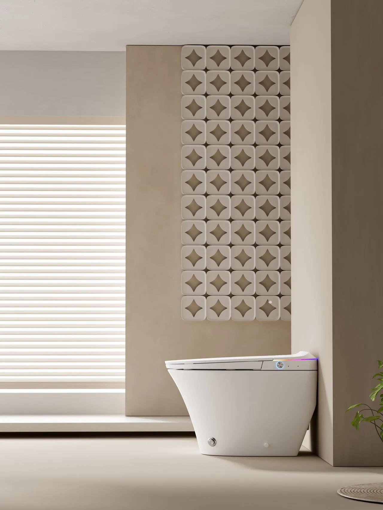 Smart Toilet with Color-Changing LED Nightlight & Instant Heating (Model V9) — Intelligent Toilet — OTOL Sanitary Ware — view 10