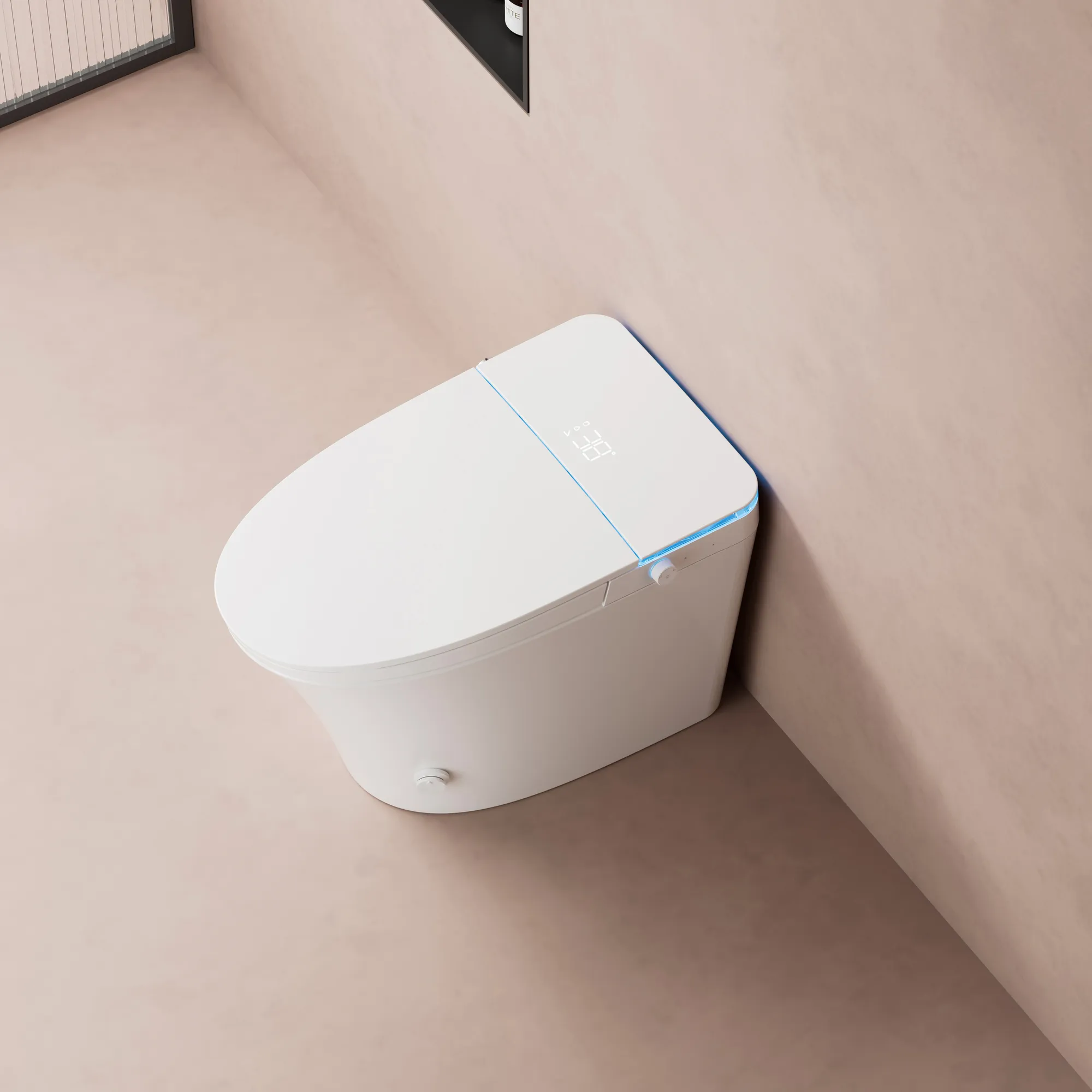 ADA Compliant Smart Toilet with Gentle Nightlight & Touchless Flush (Model V12) — Intelligent Toilet — OTOL Sanitary Ware — view 9