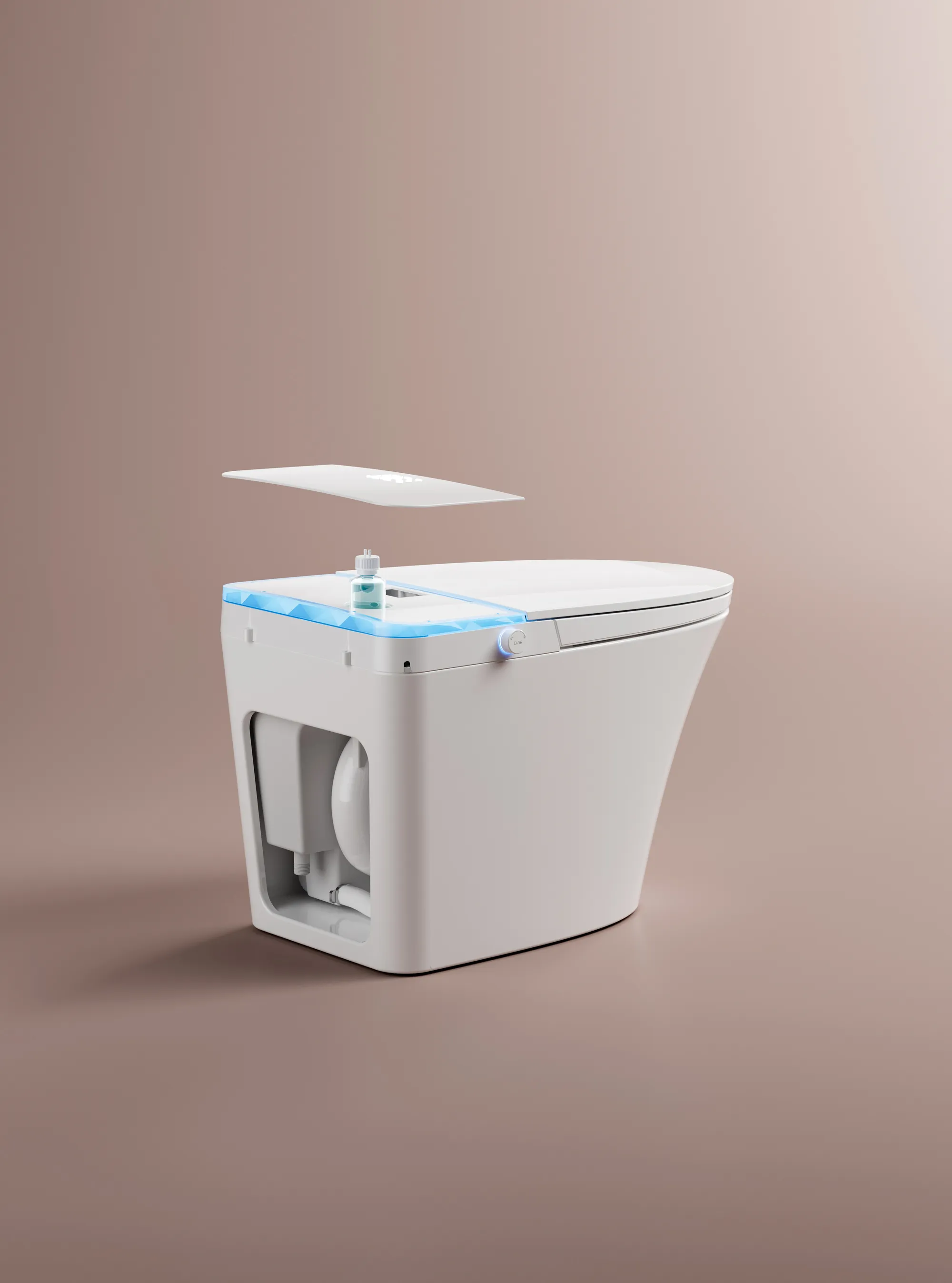 ADA Compliant Smart Toilet with Gentle Nightlight & Touchless Flush (Model V12) — Intelligent Toilet — OTOL Sanitary Ware — view 15