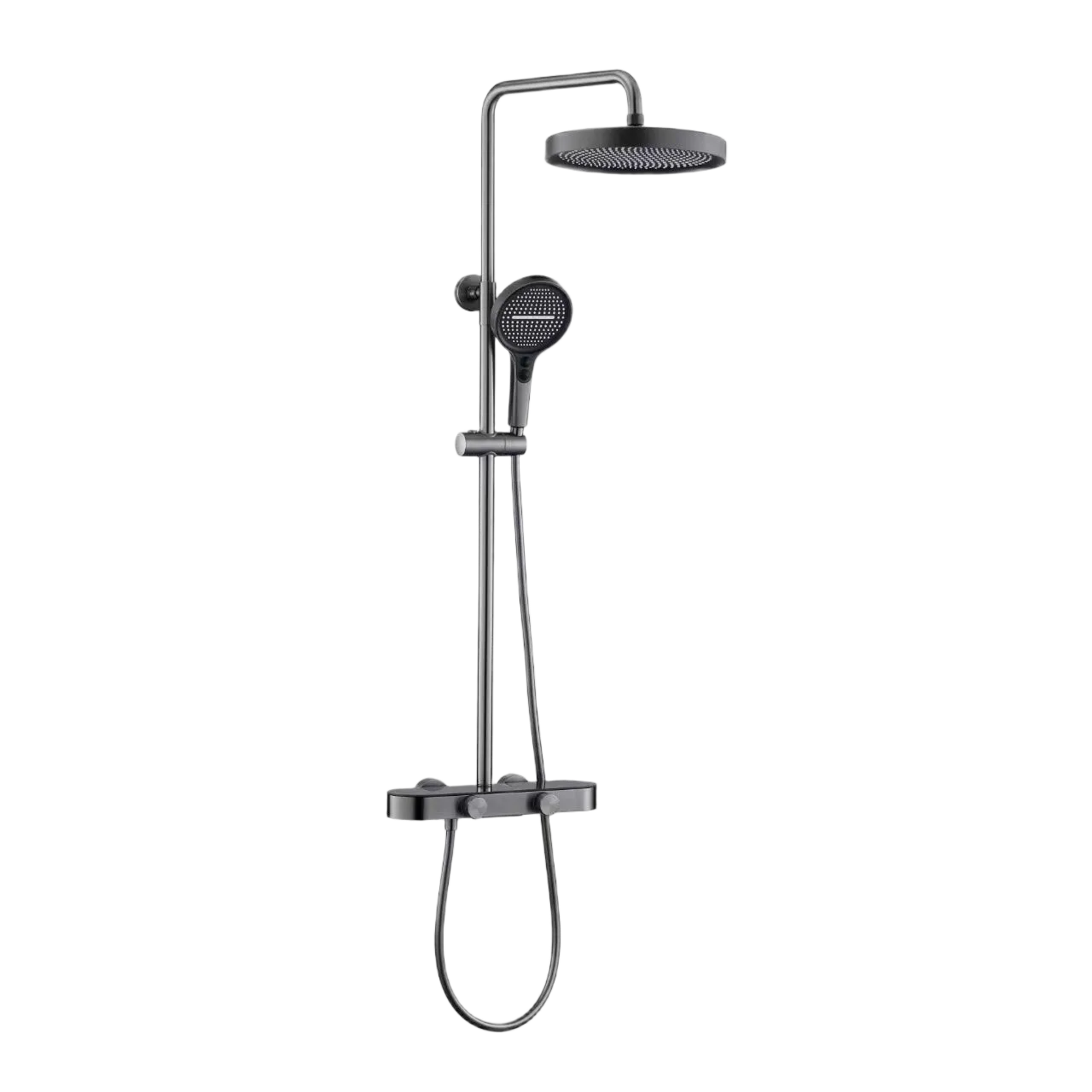 T214112 Bathroom Rainfall Shower Units with Glass Panel (Model T214112) — Shower — OTOL Sanitary Ware