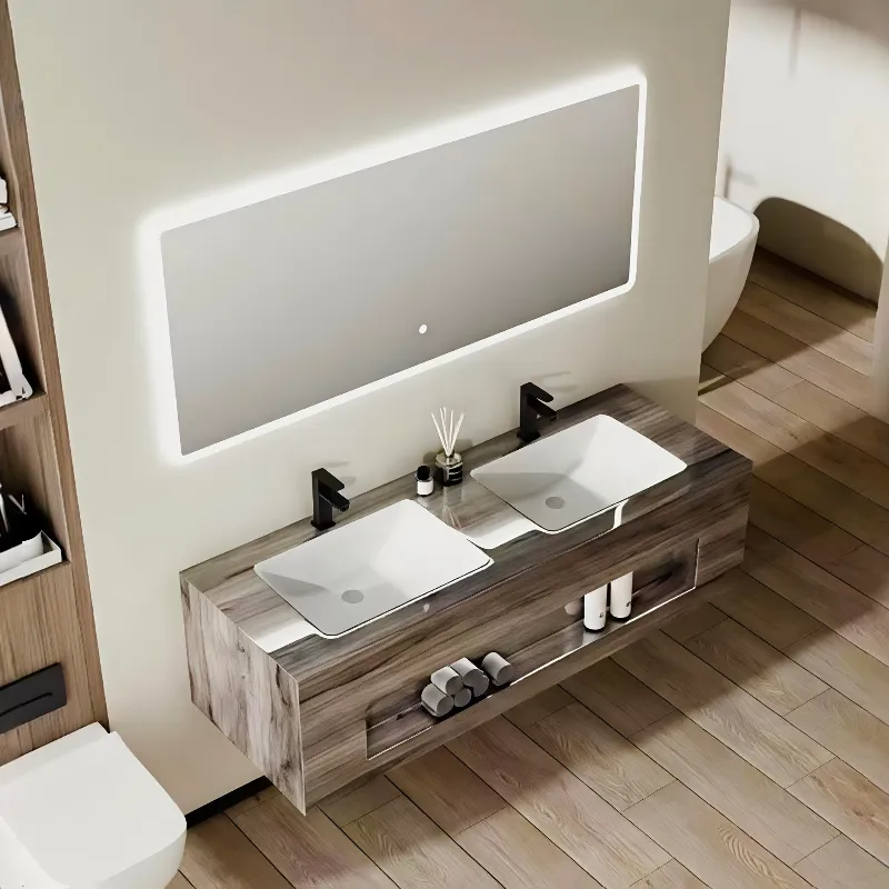Bathroom Rock Slate Vanity Unit