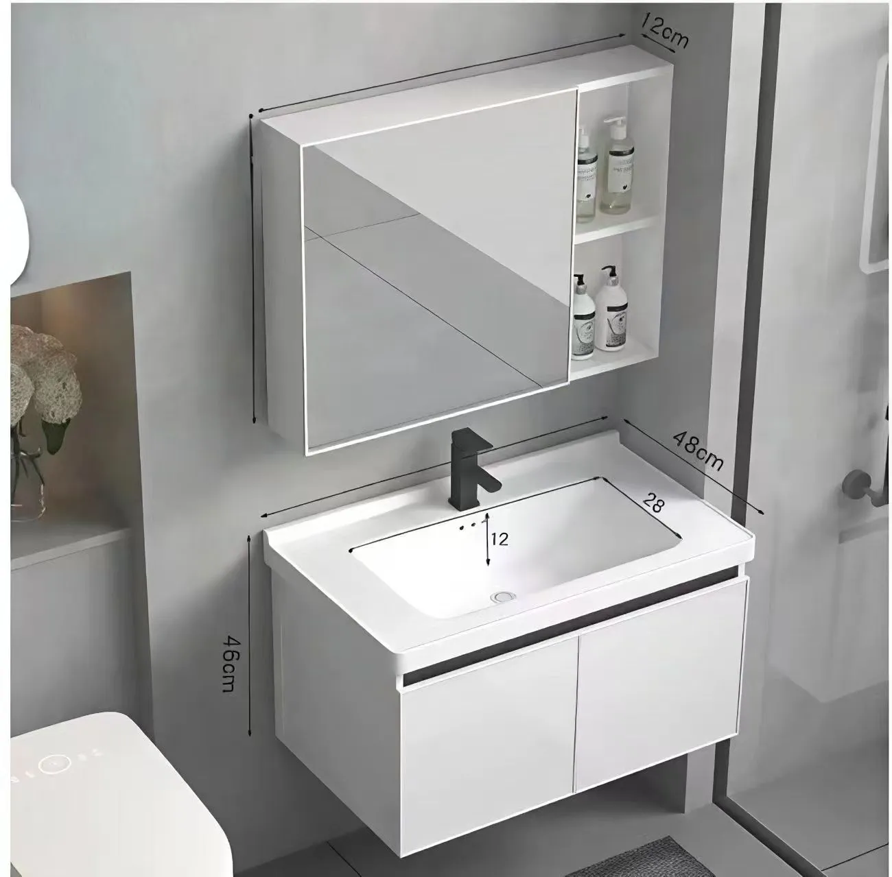 BATHROOM WALL HUNG VANITY UNIT