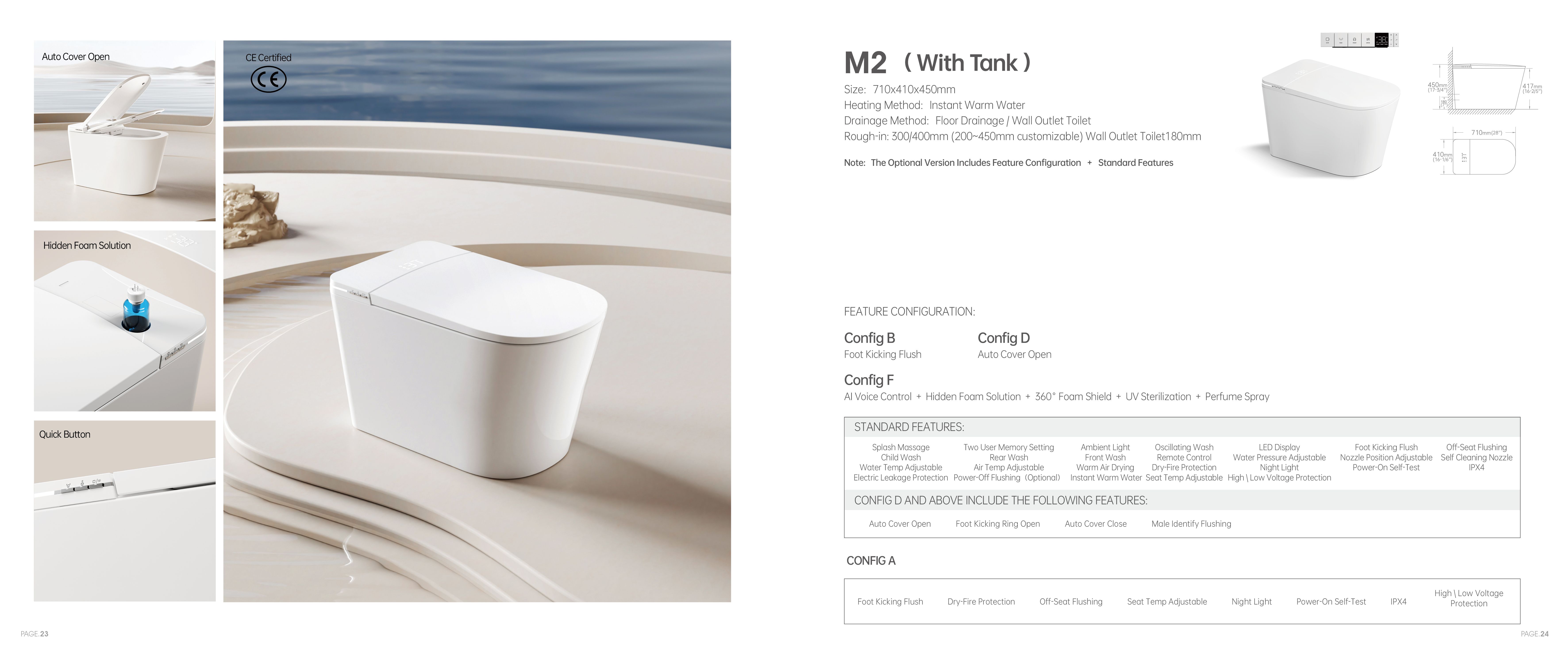 OTOL M2 Smart Toilet (Model M2) — Intelligent Toilet — OTOL Sanitary Ware