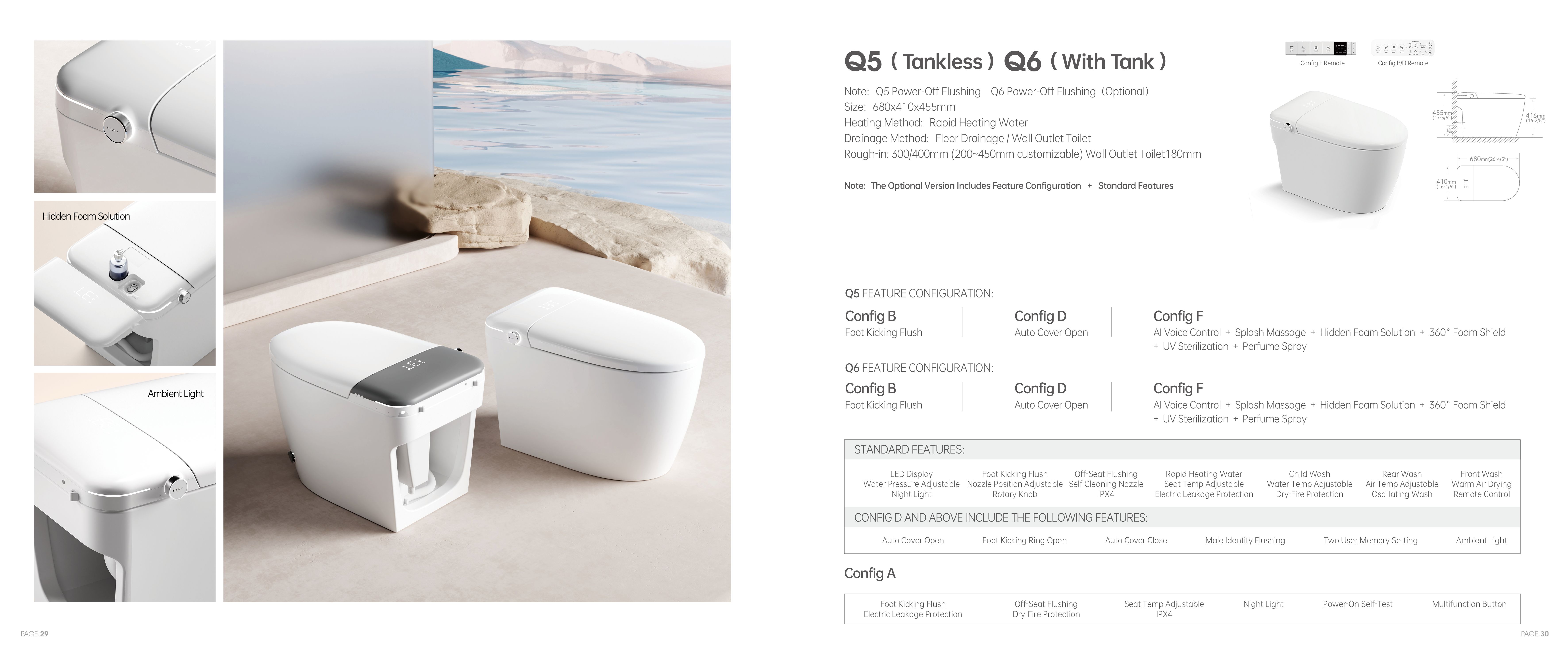 OTOL Q5 Smart Toilet (Model Q5) — Intelligent Toilet — OTOL Sanitary Ware