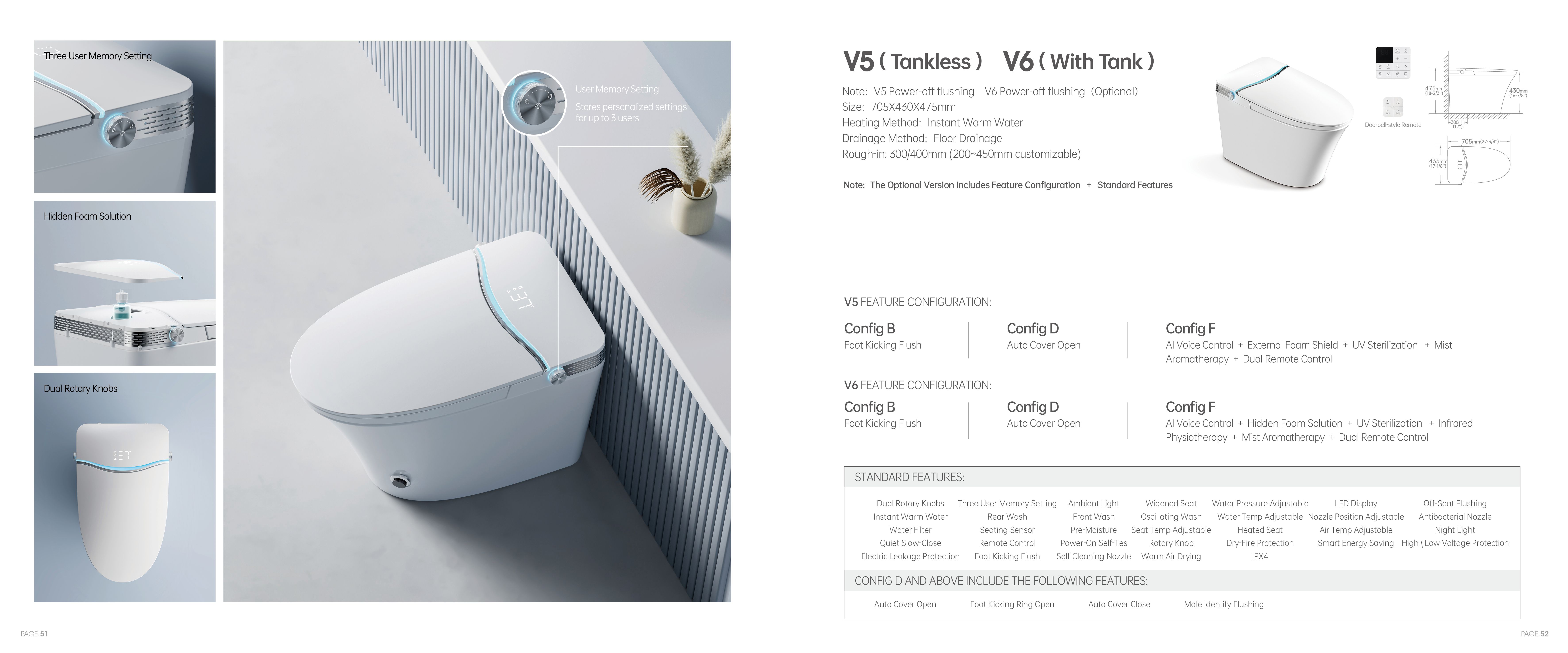 OTOL V5 Smart Toilet (Model V5) — Intelligent Toilet — OTOL Sanitary Ware